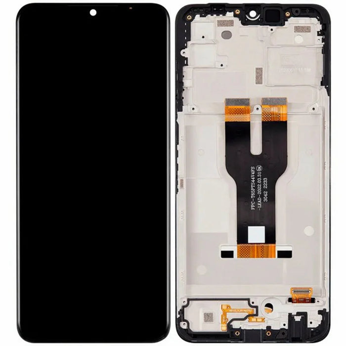 LCD Screen and Digitizer Assembly + Frame For T-Mobile REVVL 6x 5G  /  T Phone 5G OEM Grade S (Without Logo) - 1