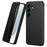 For Samsung Galaxy S24 FE Case Smart View Window Leather Phone Cover - Black - 1