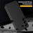 For Samsung Galaxy S24 FE Case Smart View Window Leather Phone Cover - Black - 6
