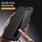 For Samsung Galaxy S25 FE Case Smart View Window Leather Phone Cover - Black - 3