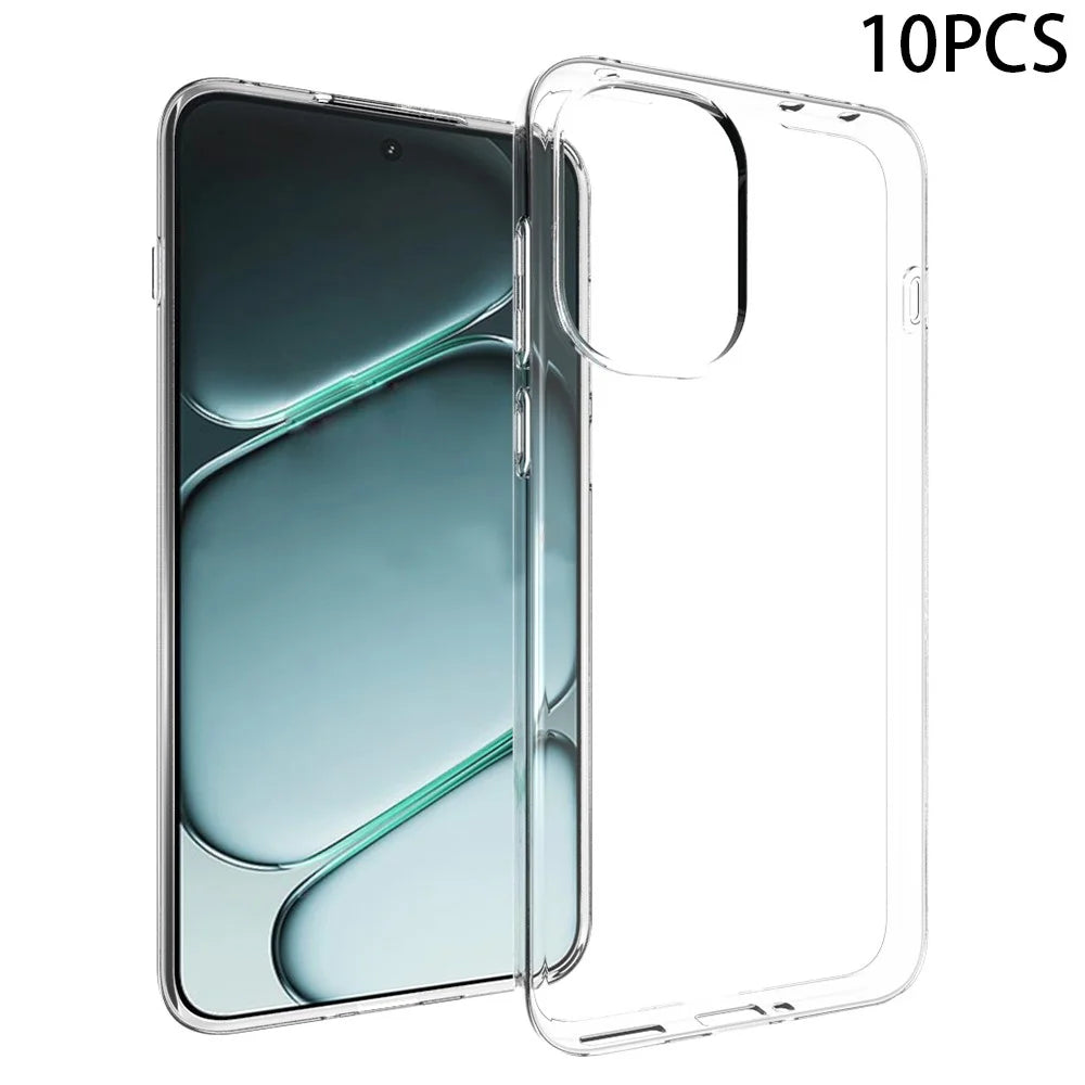10Pcs / Pack For OnePlus 15R 5G / Ace 6T 5G / Ace 6 5G Case Watermark Free TPU Protective Clear Phone Cover - 1