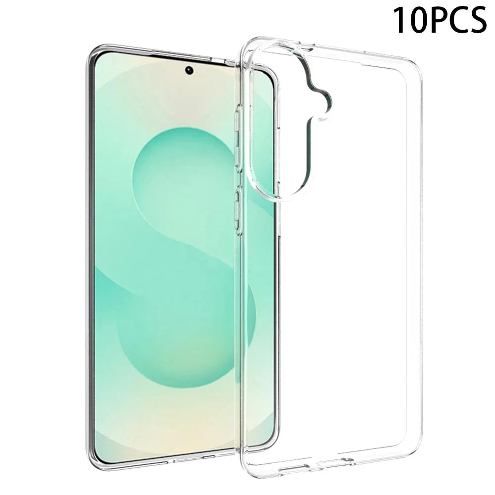 10Pcs   /   Pack For Samsung Galaxy S26+ Case Watermark Free TPU Protective Clear Phone Cover - 1