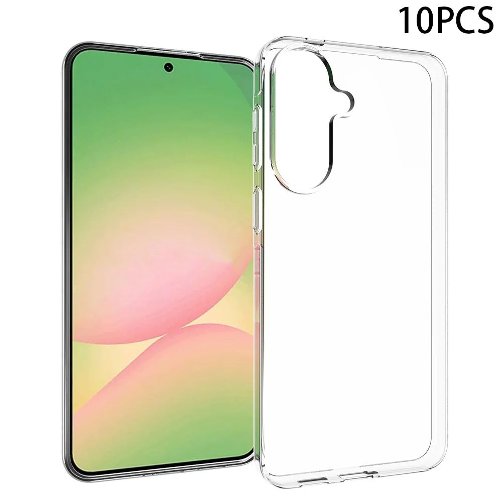 10Pcs / Pack For Samsung Galaxy A57 5G Case Watermark Free TPU Protective Clear Phone Cover - 1
