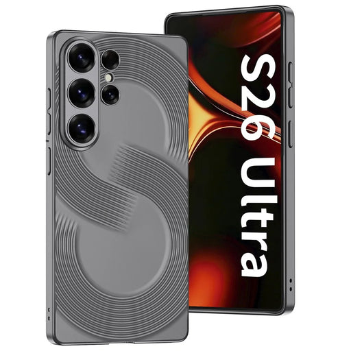 GKK For Samsung Galaxy S26 Ultra Case Hard PC Ultra Slim Phone Back Cover S-Shape Design - Grey - 1