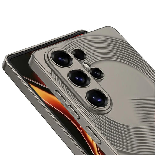 GKK For Samsung Galaxy S26 Ultra Case Hard PC Ultra Slim Phone Back Cover S-Shape Design - Grey - 2