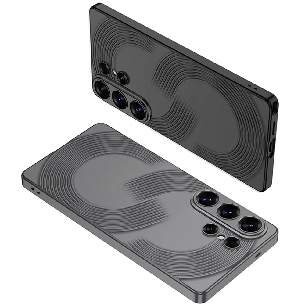 GKK For Samsung Galaxy S26 Ultra Case Hard PC Ultra Slim Phone Back Cover S-Shape Design - Grey - 4