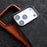 MELKCO For iPhone 17 Pro Case Compatible with MagSafe Alcantara Leather + PC Phone Cover with Metal Keys  /  AI Button - Dark Grey - 5