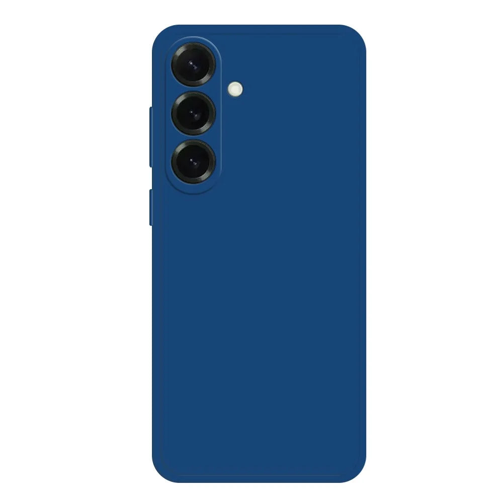 For Samsung Galaxy S25 FE TPU Case Straight Edge Protection Phone Cover - Sapphire - 1