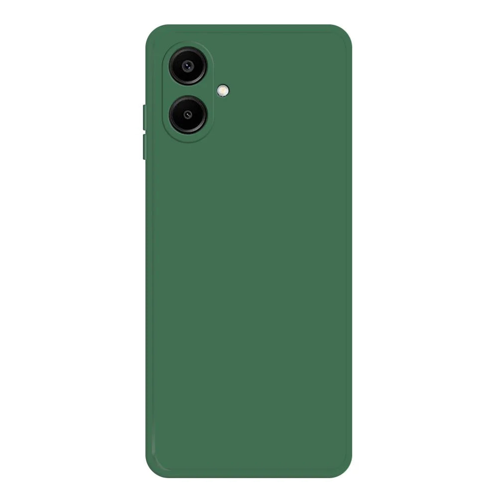 For Samsung Galaxy A08 5G / A07 5G / A07 4G TPU Case Straight Edge Protection Phone Cover - Midnight Green - 1