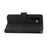 For Samsung Galaxy A57 5G Case Flower Pattern PU Leather Wallet Phone Cover with Strap - Black - 3