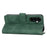 DIERFENG DF-03 For Samsung Galaxy A57 5G Case Lines Imprint Wallet Leather Phone Cover with Wrist Strap - Green - 3