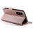 For Samsung Galaxy A37 5G Stand Case PU Leather Wallet Phone Cover - Rose Gold - 3