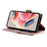 For Samsung Galaxy A37 5G Stand Case PU Leather Wallet Phone Cover - Rose Gold - 4