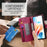 For Samsung Galaxy A57 5G Case Zipper Pocket Wallet Leather Phone Cover with Straps - Red - 6