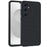 For Samsung Galaxy S26+ Case Leather + PC Hard Phone Cover Carbon Fiber Texture - Black - 1