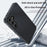 For Samsung Galaxy S26 Case PU Leather Coated PC + TPU Anti-Drop Phone Cover - Orange - 4