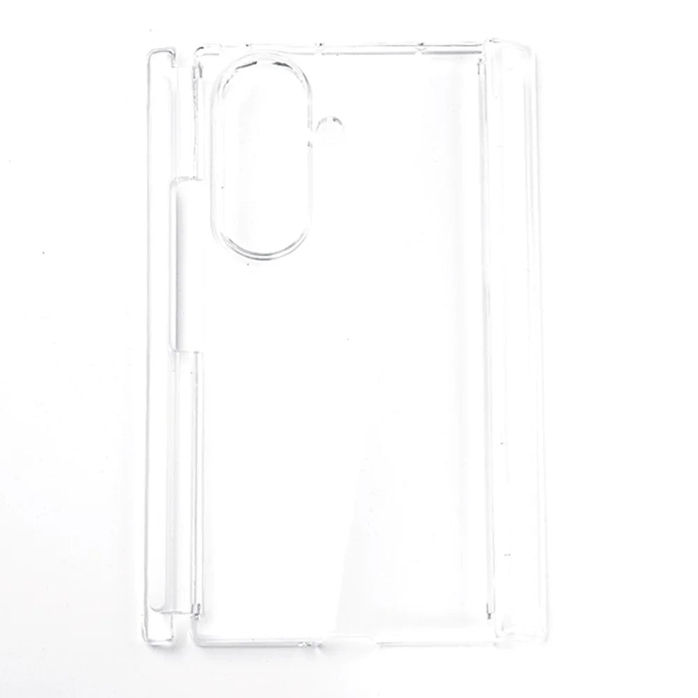For Samsung Galaxy Z TriFold 5G Clear Case Hard PC Double Axis Anti-Scratch Phone Cover - 1