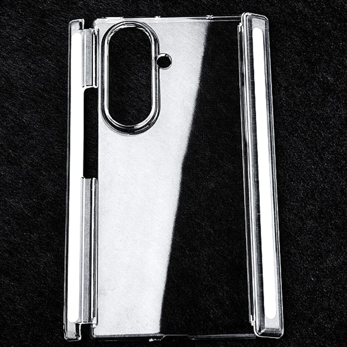 For Samsung Galaxy Z TriFold 5G Clear Case Hard PC Double Axis Anti-Scratch Phone Cover - 2