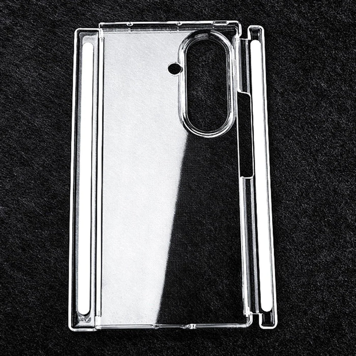 For Samsung Galaxy Z TriFold 5G Clear Case Hard PC Double Axis Anti-Scratch Phone Cover - 5
