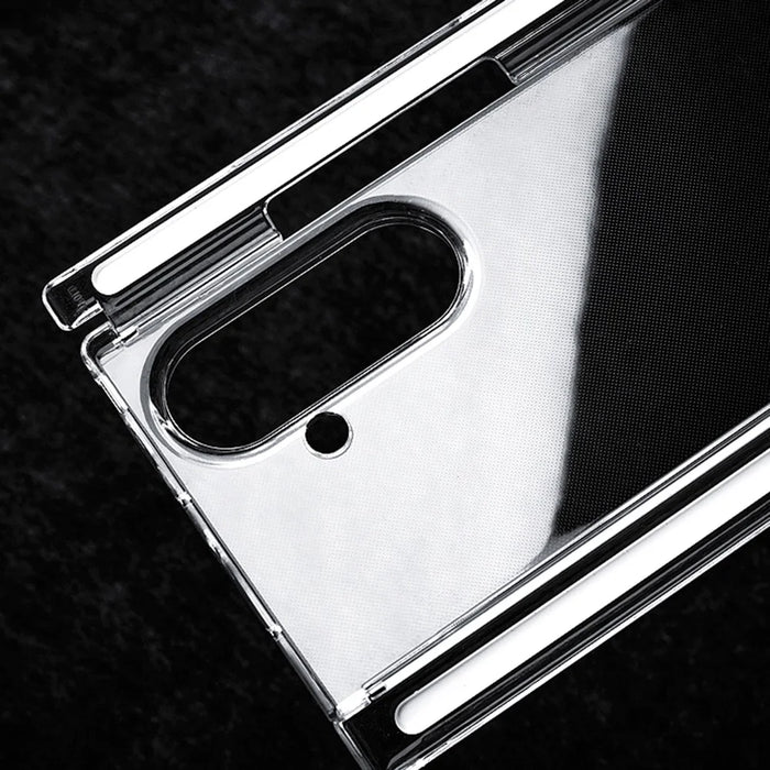 For Samsung Galaxy Z TriFold 5G Clear Case Hard PC Double Axis Anti-Scratch Phone Cover - 7