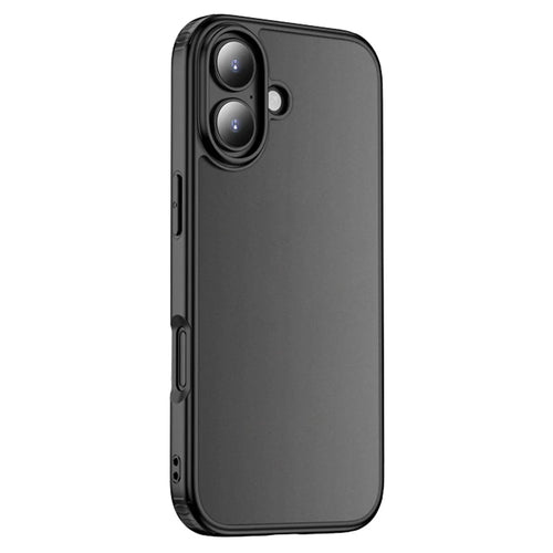 For iPhone 17 Case PC + TPU Phone Cover Airbag Protection - Black - 1