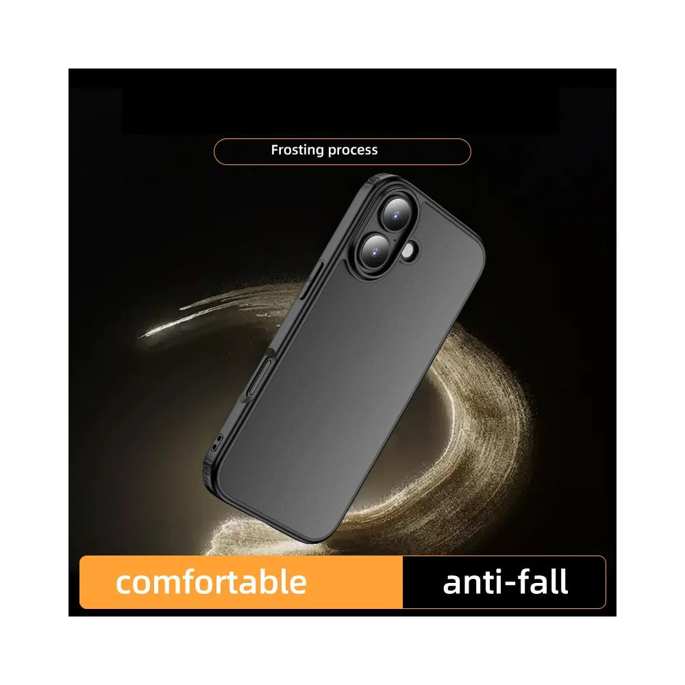 For iPhone 17 Case PC + TPU Phone Cover Airbag Protection - Black - 2