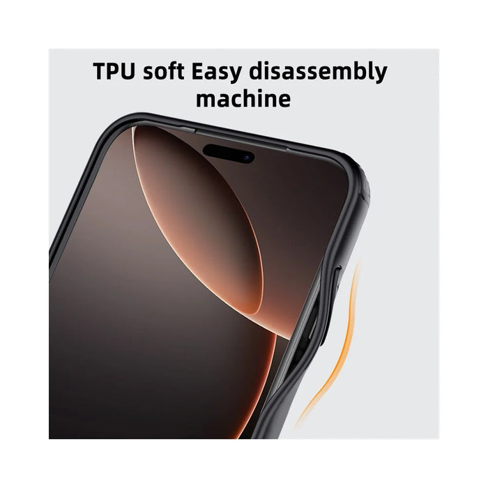 For iPhone Air Case PC + TPU Phone Cover Airbag Protection - Black - 3