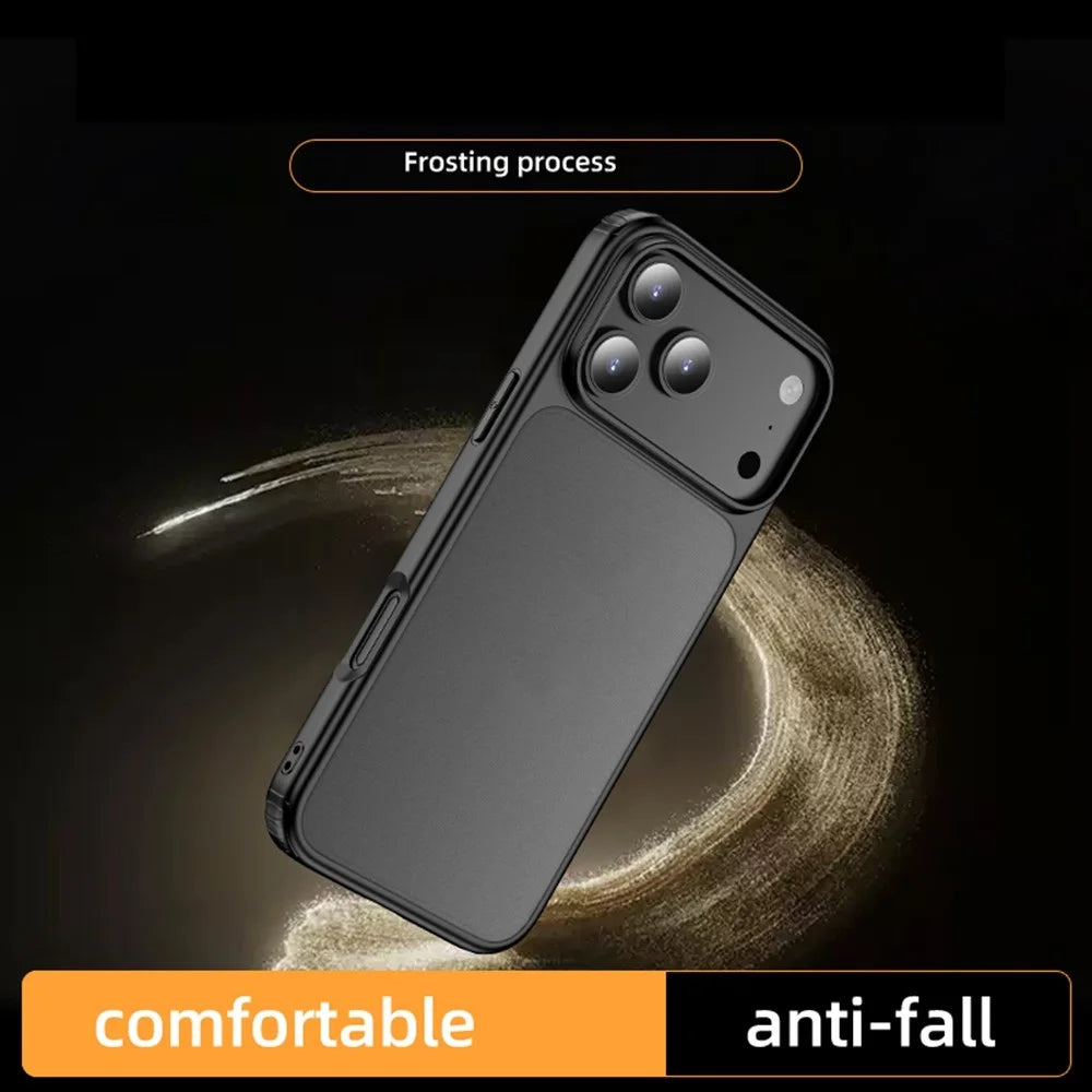 For iPhone 17 Pro Max Case PC + TPU Phone Cover Airbag Protection - Black - 2