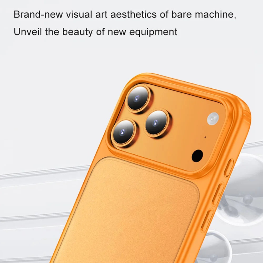 For iPhone 17 Pro Max Case PC + TPU Phone Cover Airbag Protection - Black - 6