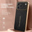 For iPhone 17 Pro Max Case Anti Scratch Litchi Texture TPU Leather PU Phone Back Cover - Black - 2