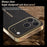 For iPhone 17 Pro Max Case Anti Scratch Litchi Texture TPU Leather PU Phone Back Cover - Black - 4