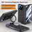 For Google Pixel 10 Pro Fold Magnetic Case Kickstand Skin Touch PC Phone Cover Built-In Screen Protector - Black - 2
