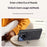 For Google Pixel 10 Pro Fold Magnetic Case Kickstand Skin Touch PC Phone Cover Built-In Screen Protector - Black - 5