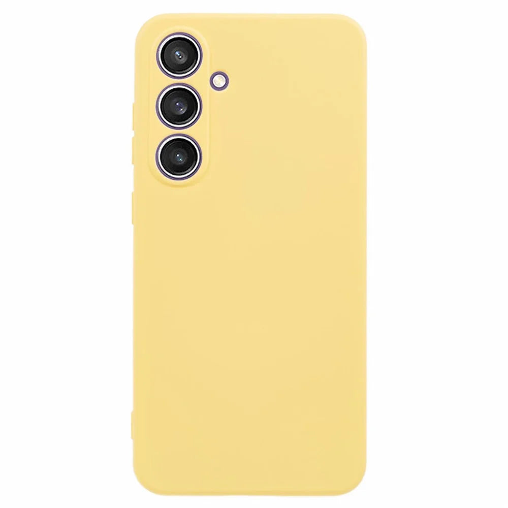 For Samsung Galaxy A37 5G Case Arc Edge 2.0mm TPU Protective Phone Cover - Yellow - 1