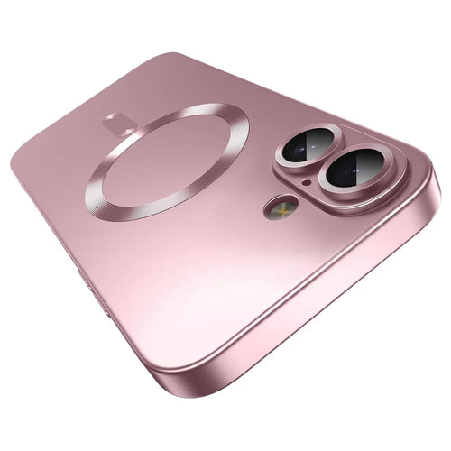 For iPhone 16 Case Compatible with MagSafe Ultra Thin TPU Phone Cover with Lens Protection - Pink - 1