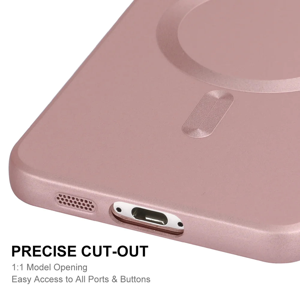 ENKAY HAT PRINCE For Samsung Galaxy A37 5G Magnetic Case   Scratch Proof TPU Phone Shell - Pink - 4