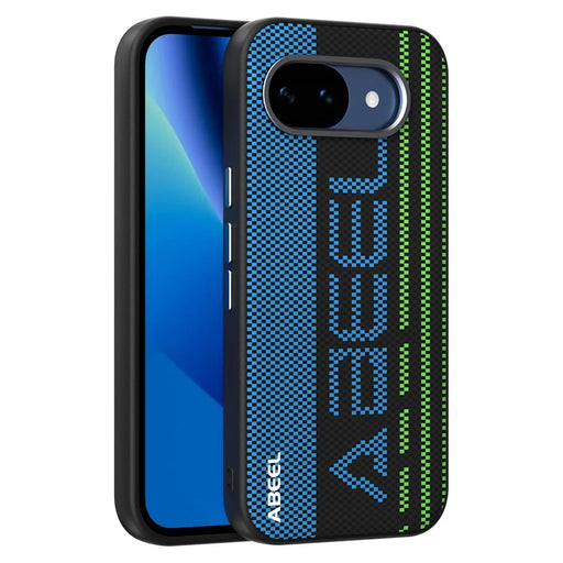 ABEEL For Google Pixel 10a Magnetic Case Micro-Embossing 6D Printed PC TPU Aluminum Alloy Leather Phone Cover - Outstanding No. 1 - 1