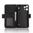 For Nothing Phone (3a) Lite 5G Leather Case Phone Wallet Cover with Multiple Card Slots - Black - 4