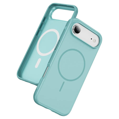 For iPhone Air Case Compatible with MagSafe PC + TPU Anti-Slip Side Edge Phone Cover - Baby Blue - 1