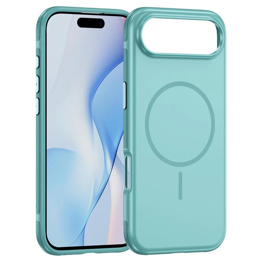 For iPhone Air Case Compatible with MagSafe PC + TPU Anti-Slip Side Edge Phone Cover - Baby Blue - 2