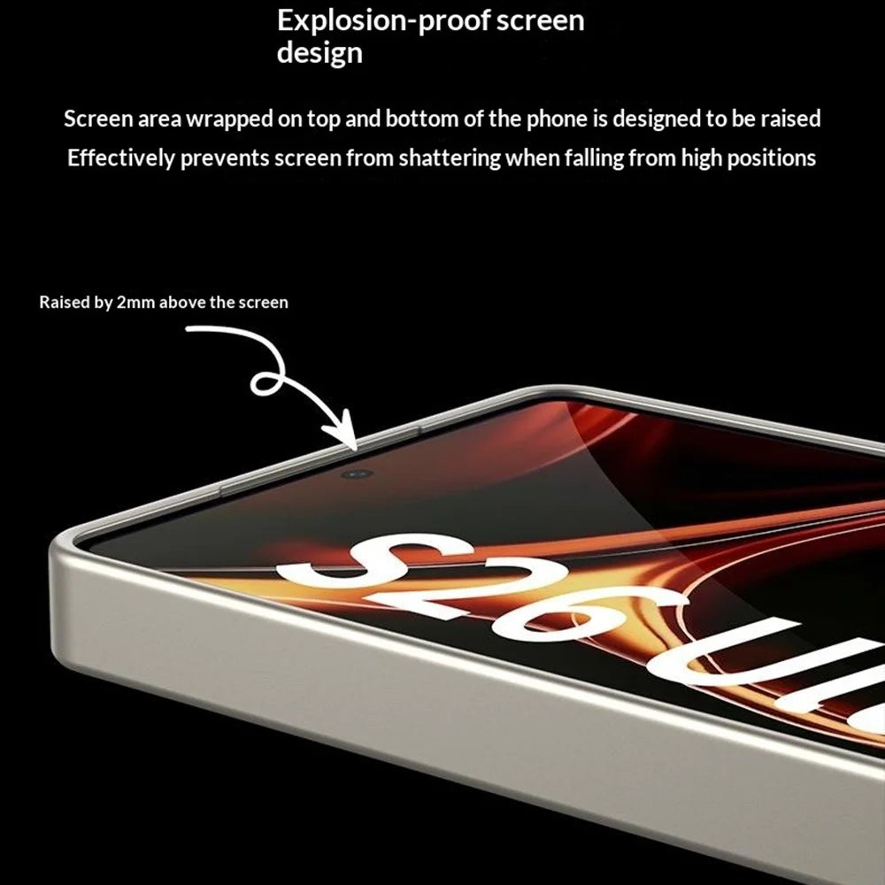 GKK For Samsung Galaxy S26 Ultra Case Skin Touch AG PC + TPU Phone Back Cover - Black - 3