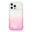 For iPhone 16 Pro Case Epoxy Butterfly Design Rhinestone Decor Gradient Shockproof TPU Phone Cover - White  /  Pink - 3