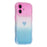 For iPhone 17 Case Sparkle Rhinestone Decor TPU Phone Cover with Glitter Gradient Card - Purple  /  Blue - 1