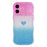 For iPhone 17 Case Sparkle Rhinestone Decor TPU Phone Cover with Glitter Gradient Card - Purple  /  Blue - 3