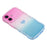 For iPhone 17 Case Sparkle Rhinestone Decor TPU Phone Cover with Glitter Gradient Card - Purple  /  Blue - 4