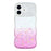 For iPhone 16 Case Glitter Epoxy Design TPU Phone Cover with Sparkly Rhinestone Decor Wave Frame - Gradient Purple - 3