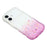 For iPhone 16 Case Glitter Epoxy Design TPU Phone Cover with Sparkly Rhinestone Decor Wave Frame - Gradient Purple - 4