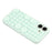 For iPhone 16 Case Suction Cup Silicone Phone Cover with Fabric Lining - Green - 5