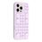 For iPhone 16 Pro Case Suction Cup Silicone Phone Cover with Fabric Lining - Light Purple - 1