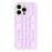 For iPhone 16 Pro Case Suction Cup Silicone Phone Cover with Fabric Lining - Light Purple - 3